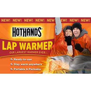 HotHands Lap Warmer, Largest Warmer 16" X 10" - Up to 8 Hours of Long Lasting Heat - 1 Lap Warmer,Tan - Image 4