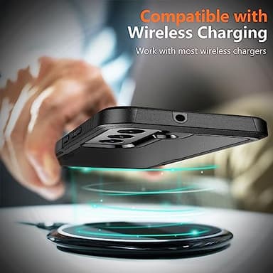 SPIDERCASE for Samsung Galaxy S22 Case, [10 FT Military Grade Drop Protection],2 Pack [Tempered Glass Screen Protector+Camera Lens Protector] Heavy Duty Shockproof Case for Galaxy S22 6.1'',Black - Image 7