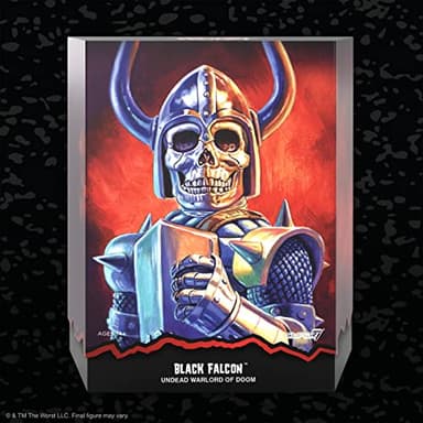 Super7 ULTIMATES! The Worst Black Falcon - 7" The Worst Action Figure with Accessories Collectibles and Retro Toys - Image 3