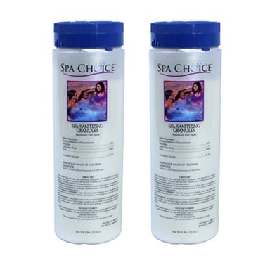 SpaChoice 2-Pounds 2-Pack Premium Spa Sanitizing Granules, Spa Chlorine Granules for Hot Tub, Made in USA - Image 1