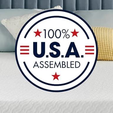 Serta - 8 inch Cooling Gel Memory Foam Mattress, Twin Size, Medium-Firm, Supportive, CertiPur-US Certified, 100-Night Trial, Sheer Slumber, White - Image 9