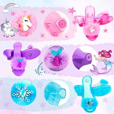 Princess Dress Up Shoes Set, Girls Dress Up Toys Toddler Jewelry Boutique Kit, 3 Themes of Unicorn Mermaid Ice Princess Costumes Set, Pretend Play Gifts for Little Girls Aged 3-6 Years Old - Image 5