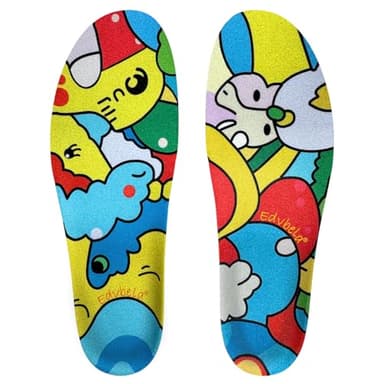 Edvbela Insoles for Airtag Hidden Holder, Tracker Devise Case for Kids, Comfortable Inserts for Children's Shoes, Cute Cartoon (175-190mm) - Image 2