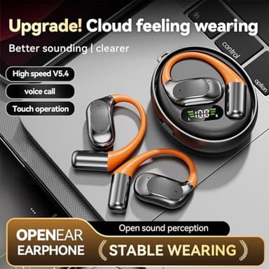 Translation Earbuds Real Time - 144 Language Ai Translator Earbuds, 3 in 1 Bluetooth Headphones Translator Device for iOS and Android, Simultaneous Bluetooth Translation, Black - Image 2
