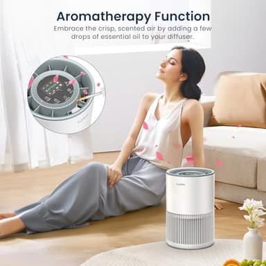 Air Purifiers for Home Large Room up to 1200ft², LUNINO H13 True HEPA Air Purifier for Bedroom with Fragrance Function, Air Quality Sensor, Sleep Mode, Air Cleaner for Pet Dander, Odor, Dust, Smoke - Image 8