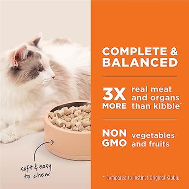 Instinct Raw Meals Freeze-Dried Chicken Cat Food, 9.5 oz. Bag - Image 5