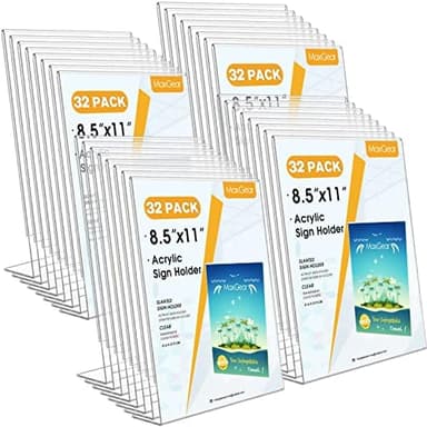 Customer Review:MaxGear Slant Back Sign Holder 8.5x11 inchSee full review - Image 3