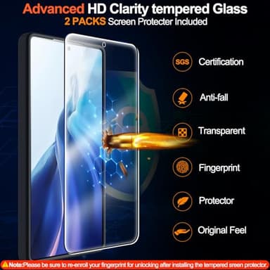 MOZOTER for Samsung Galaxy S25 Ultra Case with Magnetic,[Compatible with MagSafe][12Ft Military Dropproof][2*Screen Protector] Translucent Anti-Slip Back Slim Shockproof Case for S25 Ultra-Black - Image 3