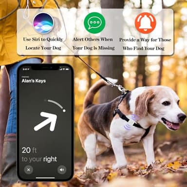 4 Pack Waterproof AirTag Dog Collar Holder Compatible with Apple AirTag, Silicone Hidden Loop Holder for Airtag Tracker, Anti-Lost Dog Collar Air Tag Accessories(Black,White,Red,Blue) - Image 5