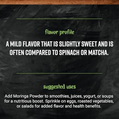 Frontier Bulk Moringa Powder, Organic, 16 Ounce - Image 4
