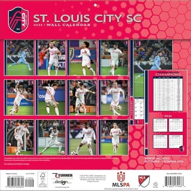 TURNER SPORTS St. Louis City SC 2025 12x12 Team Wall Calendar (25998012203) - Image 6