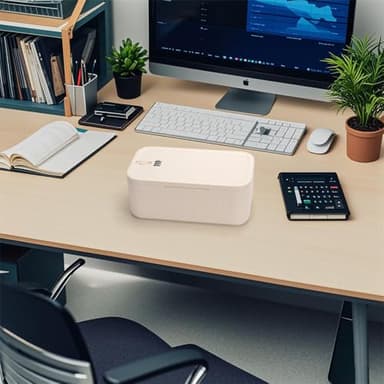 Lockable Storage Box,Medicine Lock Box Travel Case,Refrigerator Bin Container for Food,Medicines,Snacks,Locking Mobile Cell Phone Device Jail,Small Lockbox for Office,Home,School,Father Gift (Cream) - Image 2