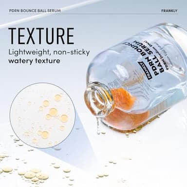 FRANKLY Salmon PDRN Bounce Ball Serum – PDRN Salmon DNA Serum for Plumping, Firming & Glass Skin | Glowing skin Booster | Lightweight, Non-Sticky Korean Skincare | 1.01 fl oz - Image 5