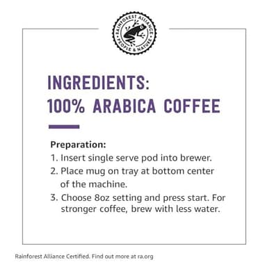 Happy Belly Light Roast Coffee Pods, Breakfast Blend, Compatible with Keurig 2.0 K-Cup Brewers, 24 Count - Image 7