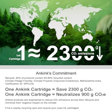 Ankink Compatible Ink Cartridge Replacement for Canon 260 261 260XL 261XL PG-260 CL-261 XL Cartridges for Cannon TR7020 TR7020a TR7022 TS6420 TS6400 TS5300 TS5320 TS6420a (Black and Tricolor,2-Pack) - Image 2