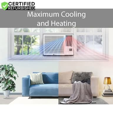 LG R-LW1223ERSM-BG-W20 12,200 BTU Smart Wi-Fi Enabled Window Air Conditioner (Renewed) - Image 5