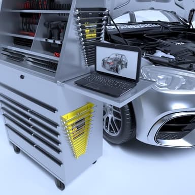 KJE 4Pack Magnetic Wrench Organizer, 64-Slot Wrench Rack Tool Trays, Magnetic Wrench Set Holder SAE(1/4" - 1-1/16") and Metric(6MM-24MM) - Image 7