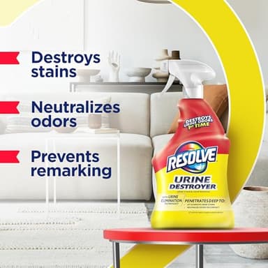 Resolve Urine Destroyer Spray – Pet Stain and Odor Remover, Carpet Cleaner Solution for Cat and Dog Urine, 32 Fl Oz - Image 3