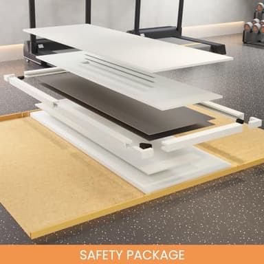 pertetey Home Gym Mirror, 48X24 Inch(3Pack) Wall Mounted Large Frameless Tempered Glass Mirror, Idea for Gym, Yoga, Bedroom, Dance Studio, Living Room - Image 7