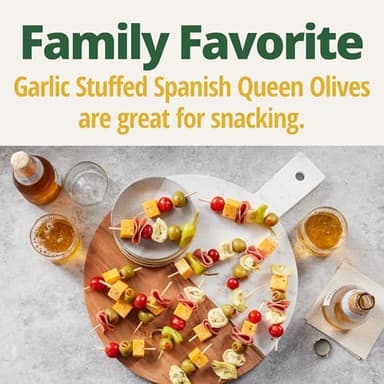 Del Monte Garlic Stuffed Spanish Queen Olives, 9 oz. Jar (Pack of 6 - Image 6