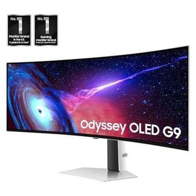 Samsung 49" Odyssey OLED (G93SC) Series Curved Gaming Monitor w QD-OLED, 240Hz, 0.03ms, DQHD, G-Sync Compatible, AMD FreeSync Premium Pro,Height Adjustable Stand,3 Yr Warranty,LS49CG932SNXZA - Image 2