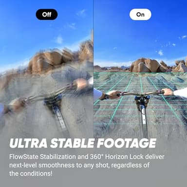 Insta360 X4 - Waterproof 8K 360 Action Camera, 4K Wide-Angle Video, Invisible Selfie Stick Effect Effect, Removable Lens Guards, 135 Min Battery Life, AI Editing, Stabilization - Image 5