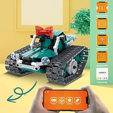 IQKidz APP/Remote Control STEM Building Kits for Kids Ages 8-12 - 3 in 1 RC Robot Car Toys, 440 Pcs Educational Science Projects, Gift Ideas for Boys Girls - Image 5