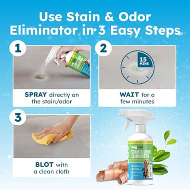 BugMD Enzyme Cleaner for Dog & Cat Urine | Pet Stain and Odor Remover for Carpet & Home | Unscented Urine Destroyer & Deodorizer - Image 4