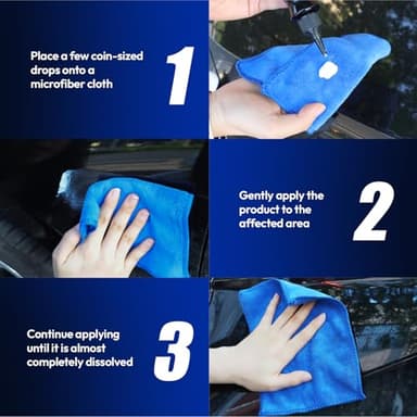 2025 New Upgraded Car Scratch Remover, Scratch and Swirl Remover for Vehicles Blemishes, Non-Toxic Car Paint Scratch Repair, Polishing & Waxing Kits with Buffer Pad, Microfiber Towel (1) - Image 7