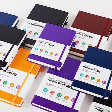 FOCUS DAY Journal Notebooks College Ruled, Thick Notebook Journal with 100GSM Paper, B5 Large Lined Notebook Journal for Women & Men, 7.1'' X 10'', 320 Pages, Black Leather Notebook - Image 7