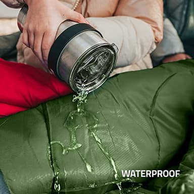 MalloMe Sleeping Bags for Adults Cold Weather & Warm - Backpacking Camping Sleeping Bag for Kids 10-12, Girls, Boys - Lightweight Compact Camping Essentials Gear Accessories Hiking Sleep Must Haves - Image 7