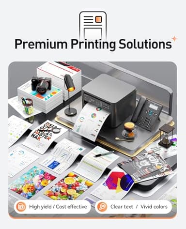 63XL Ink Cartridges 2 Pack High Yield with Chip Replacement for HP 63 63xl Ink Compatible with HP Officejet 3830 4650 4655 5255 5258 5200 Envy 4510 4512 4520 4650 Deskjet 2130 2132 3630 3634 Printer - Image 6