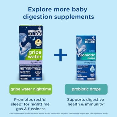 Mommy's Bliss Gripe Water Original, Infant Gas & Colic Relief, Gentle & Safe, 2 Weeks+, 4 Fl Oz (Pack of 1) - Image 7