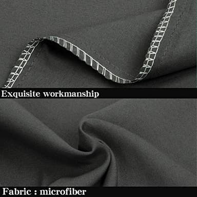 NTBAY King Pillowcase Set - 2 Pack Brushed Microfiber 20x36 Pillowcases - Soft, Wrinkle-Free, Fade-Resistant, Stain-Resistant, Dark Grey Pillowcases with Envelope Closure - 20x36 Inches, Dark Grey - Image 2