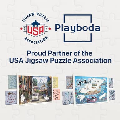 Playboda 1000 Pieces Rotating Plastic Puzzle Board with Drawers and Cover, 30"x22" Portable Spinning Jigsaw Puzzle Table for Adults, Upgraded Lazy Susan, Ideal Gift for Mum - Image 4