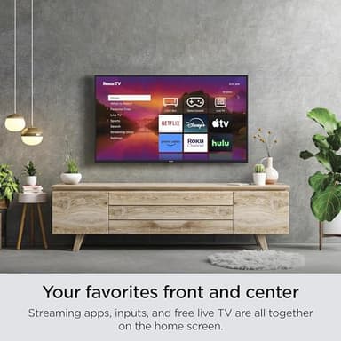 Roku Smart TV – 32-Inch Select Series 720p HD RokuTV with Roku Voice Remote, Bright Picture, Customizable Home Screen – Live Local News, Sports, Gaming - Image 3