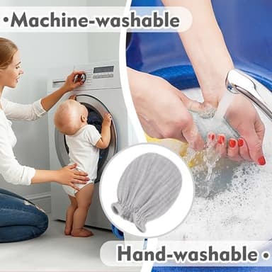 Pro Goleem Muslin Baby Mittens for Newborn, 100% Cotton No Scratch Soft Breathable Gloves for Boys and Girls 0-6 months - Image 7