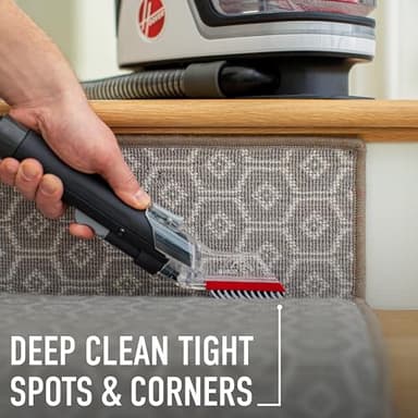 Hoover CleanSlate Plus Portable Carpet + Upholstery Spot Cleaner Machine, Powerful Suction with Versatile Tools, Pet Stain Remover, Car and Auto Detailer, Pair with Hoover Carpet Cleaner Solution - Image 5