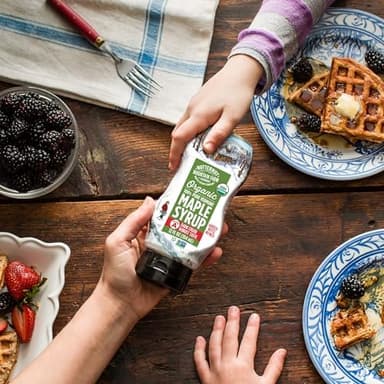 Butternut Mountain Farm 100% Pure Organic Maple Syrup From Vermont, Grade A (Prev. Grade B), Dark Color, Robust Taste, All Natural, Easy Squeeze, 12 Fl Oz - Image 4