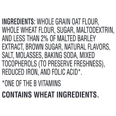 Quaker Oatmeal Squares Crunchy Whole Grain Breakfast Cereal, Honey Nut, 14.5 Oz Boxes (Pack of 3) - Image 3