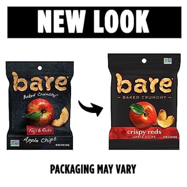 Bare Baked Crunchy, Apples Fuji & Reds, 0.53 Ounce (Pack of 16) - Image 2