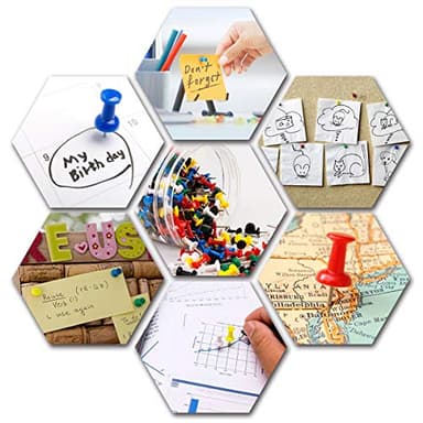 400Pcs Push Pins, Thumb Tacks for Bulletin Board, Stick Pins Thumb Tacks for Cork Board Wall Hangings, Office Tacks Color Pins for Desk Decor Organization (Assorted Colors) - Image 6