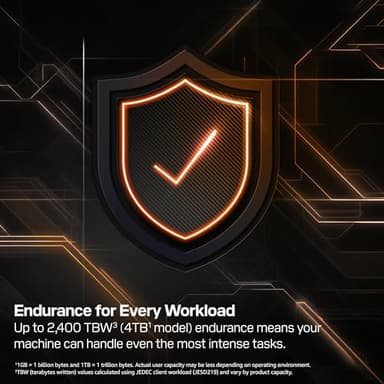 WD_BLACK 2TB SN8100 NVMe SSD Internal Solid State Drive - Gen 5 PCIe 5.0x4, M.2 2280, Seq. Read Speeds Up to 14,900 MB/s, Best for AI Applications, Gaming, and Video Editing - WDS200T1X0M - Image 6