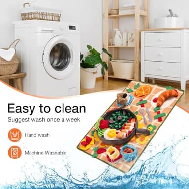 Snuffle Mat for Dogs - Removable Themed Interactive Puppy Mat for Boredom, Training & Slow Feeding - Encourages Foraging Skills Exploration (Medium) - Image 5