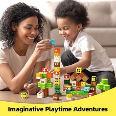 GobiDex 100PCS Magnetic Blocks Kids Building Toys for Boys Girls 3+, Game-Based Build MagWonder with Magnet Construction Toys, STEM Sensory Gift for Birthday (1 inch) - Image 5