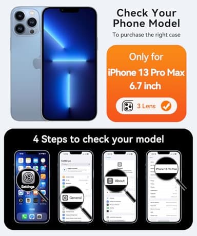 CANSHN Magnetic Compatible with iPhone 13 Pro Max Case, Upgraded [Full Camera Protection] [Compatible with Magsafe] [Translucent Matte] Shockproof Protective Phone Case Cover 6.7 Inch - Hot Pink - Image 2