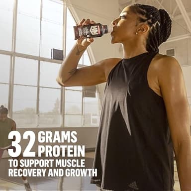 Muscle Milk Pro Advanced Nutrition Protein Shake, Slammin' Strawberry, 11.16 Fl Oz (Pack of 12), 32g Protein, 1g Sugar, 16 Vitamins & Minerals, 5g Fiber - Image 4