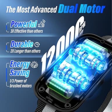Dog Bark Collar, Smart Barking Collar with 4 Modes, 7 Adjustable Sensitivity for Barking Howling Whining, Automatic Anti Barking Device for Large Medium Small Dogs IP67 Waterproof for Indoor & Outdoor - Image 7