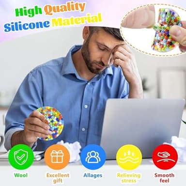 3Pcs Skin Picking Fidget Toys, Picking Pad, Cute Stuff, Fidget Toys Adults, Preppy Stuff, Portable Fidget Toy Adult, Christmas, Halloween, Party Favors, School Supplies (6CM/2.93IN) - Image 4