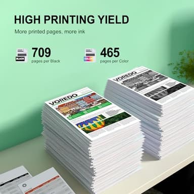 64XL Black/Tri-Color Ink Cartridges for HP Ink 64 for HP 64XL Ink Cartridge Combo Pack Use for HP Envy Photo 7855 7858 7155 6255 6252 Inspire 7900e Series 7200e 6155e Tango X Terra (1 Black, 1 Color) - Image 3